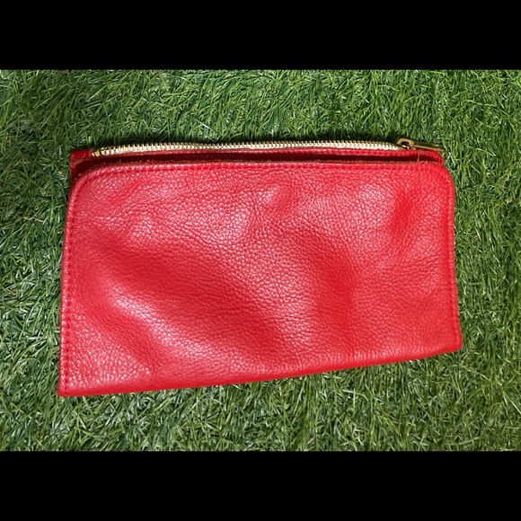 American Apparel, genuine leather clutch - Picture 3 of 8